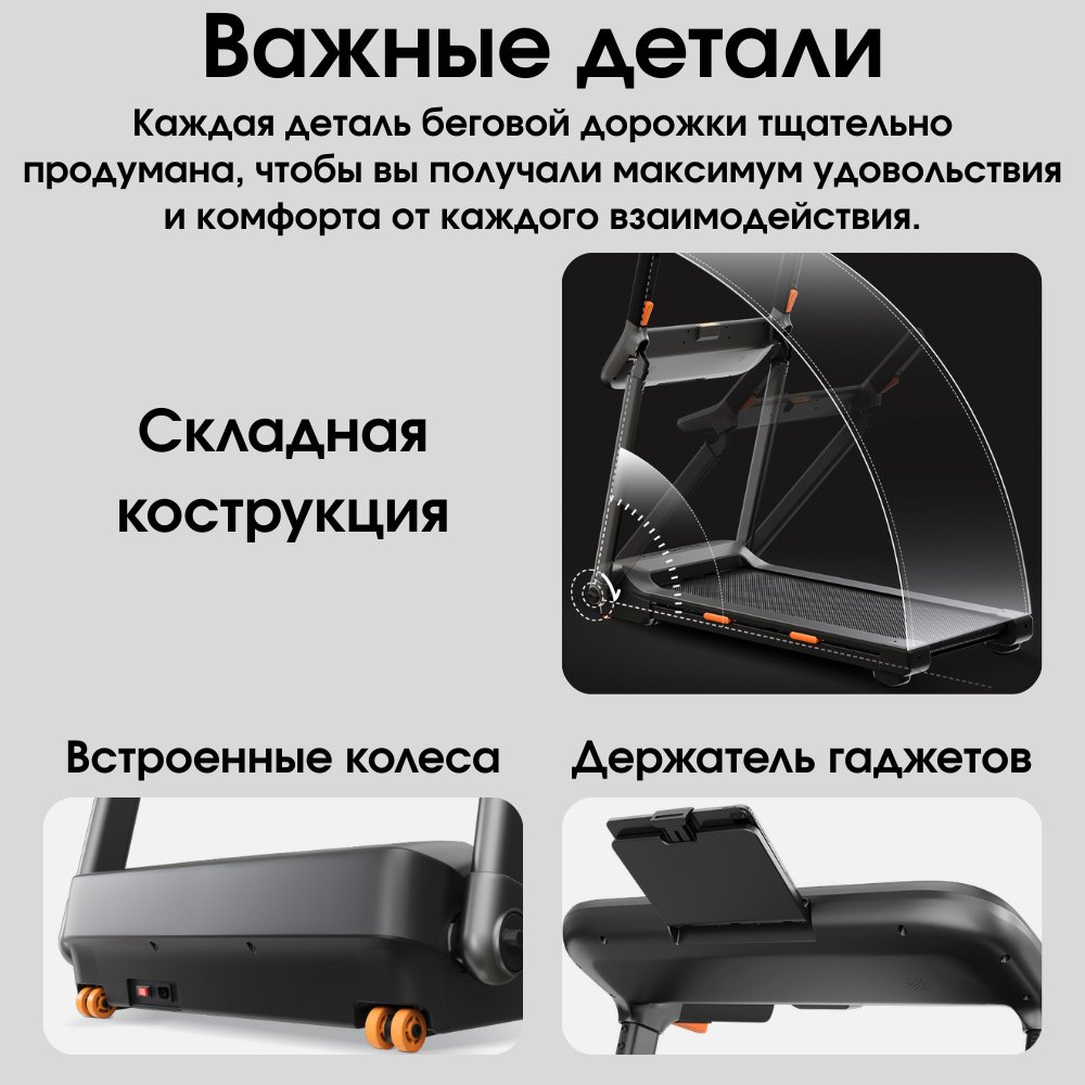 Беговая дорожка Xiaomi KingSmith WalkingPad Treadmill G15 электрическая купить,349990