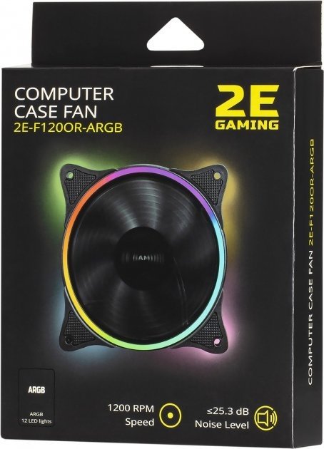 Кулер для корпуса 2E F120OR-ARGB купить,2980
