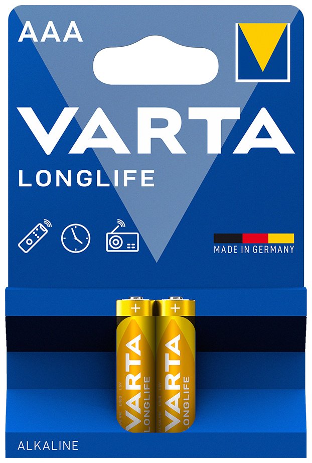 Батарейка AAA VARTA 2 шт купить,NaN