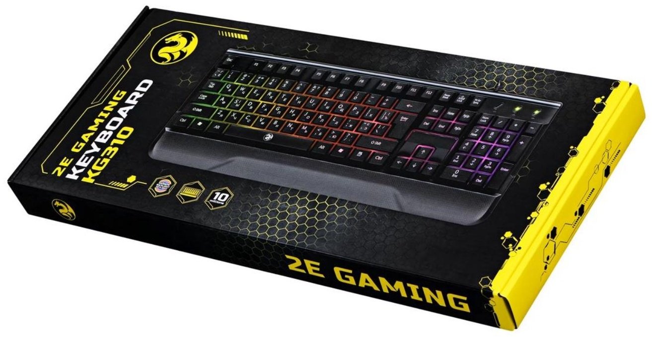 Клавиатура 2E GAMING KG310 черный купить,9250