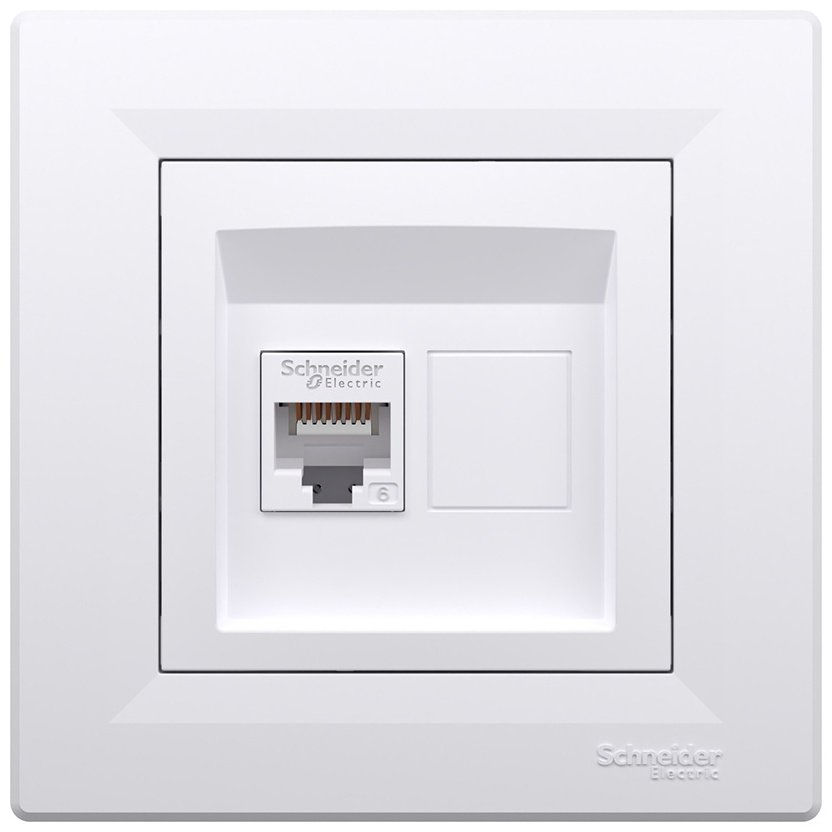 Schneider встраиваемая EPH4700121, компьютерный (RJ45) купить,NaN