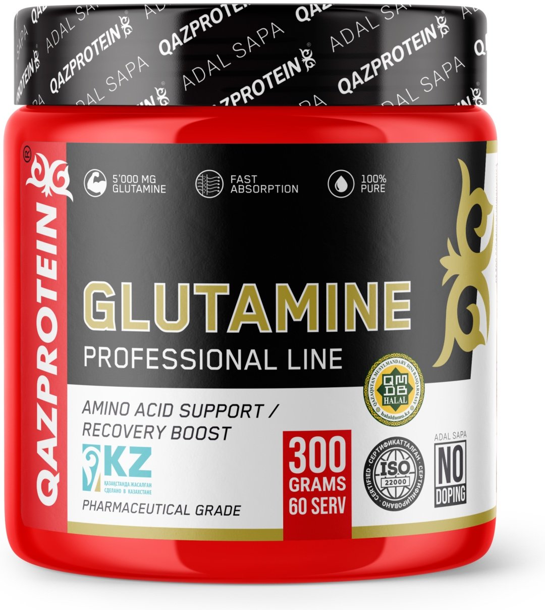 Аминокислота Qazprotein Glutamine нейтральный 300 г купить,NaN