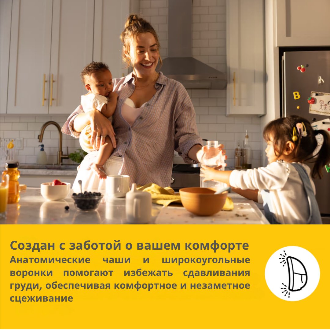 Молокоотсос электрический Medela Motion InBra, двойной купить,NaN