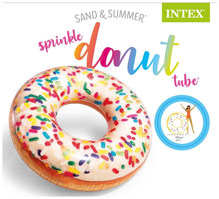 Круг для подростков Intex кол-во мест: 1, мультиколор