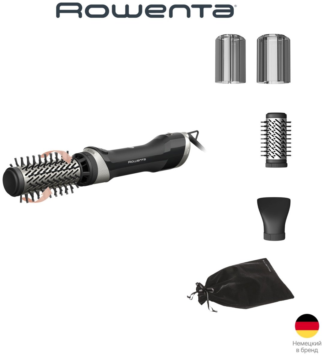 Rowenta Brush Activ UB9530F0 фен-щетка черный купить,51990
