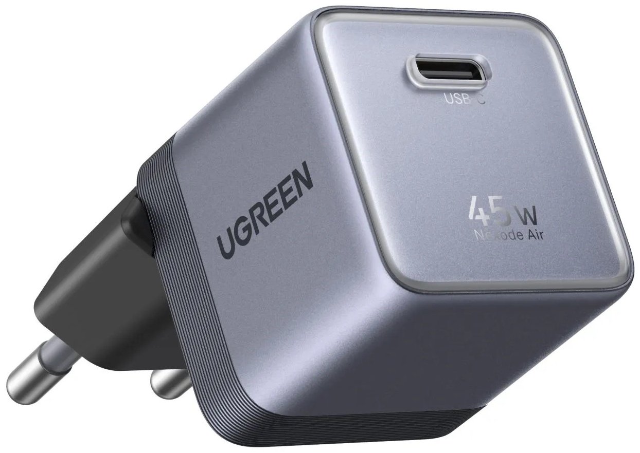 Зарядное устройство Ugreen X840 USB Type-C 45 Вт серый купить,NaN