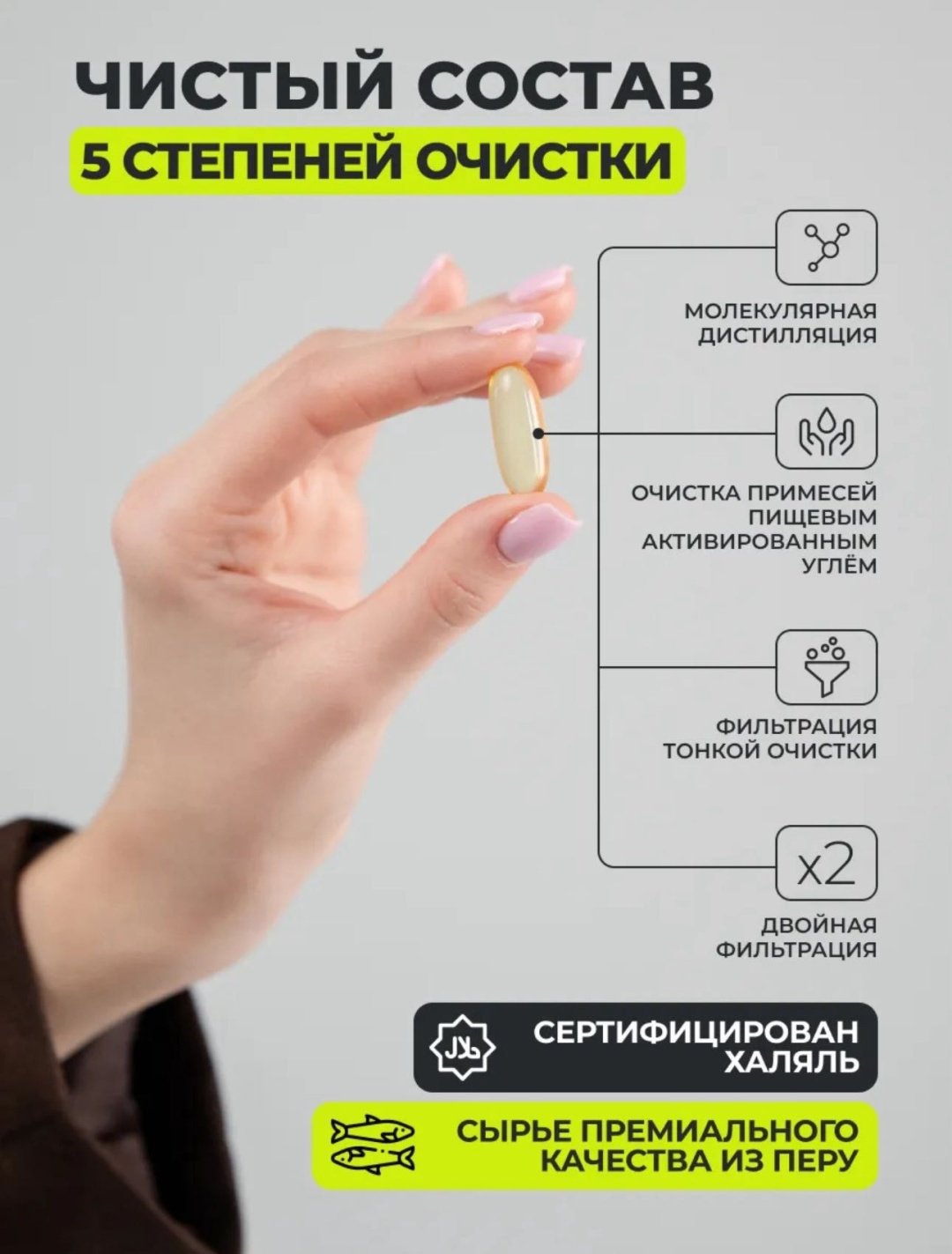 1WIN Омега 3 900 мг капсулы 90 шт, 1 уп