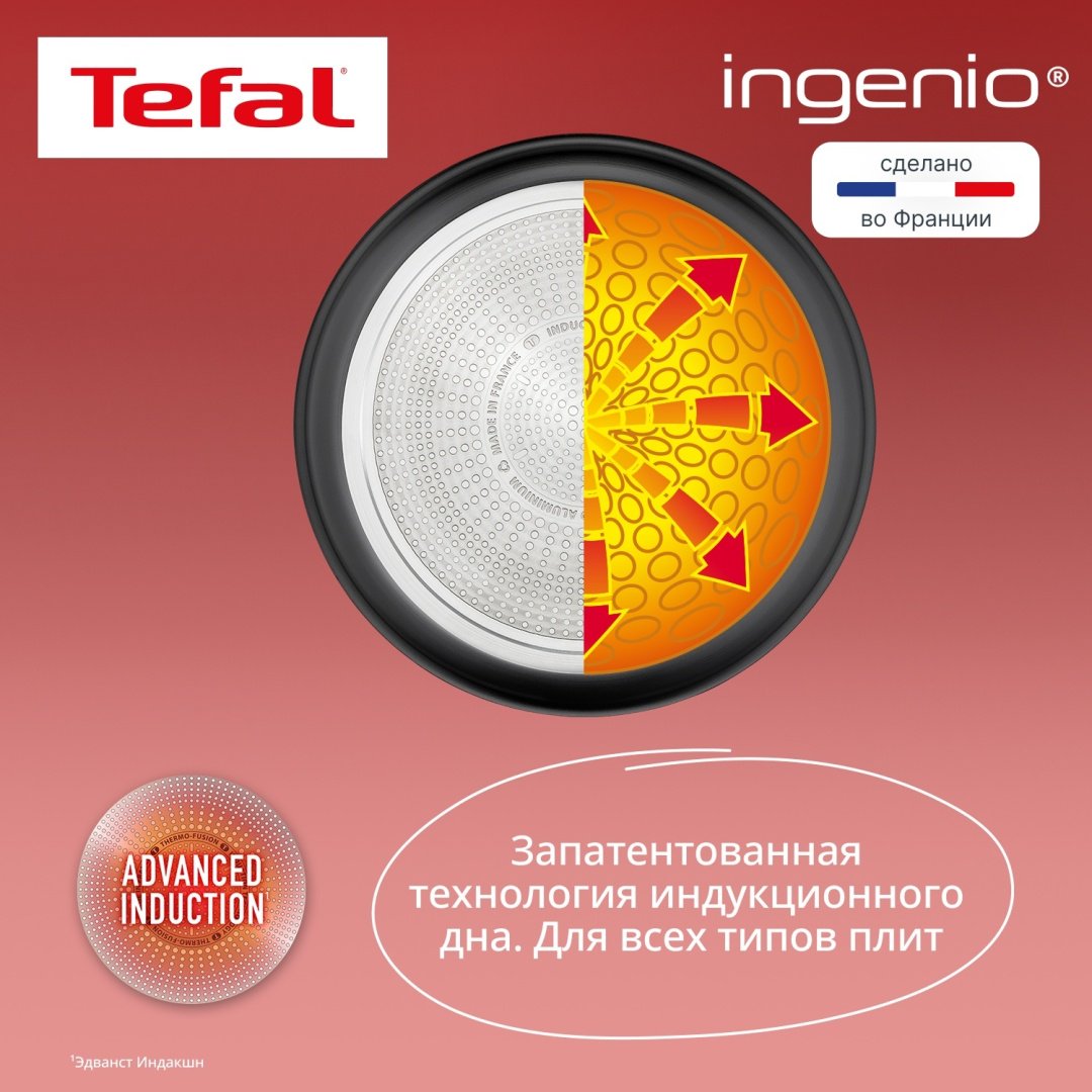Набор посуды Tefal Ingenio Daily Chef Black 8 предметов 16/18/22/26/26 см L7629242 - ForteMarket Набор посуды Tefal Ingenio Daily Chef Black 8 предметов 16/18/22/26/26 см L7629242 купить,118990