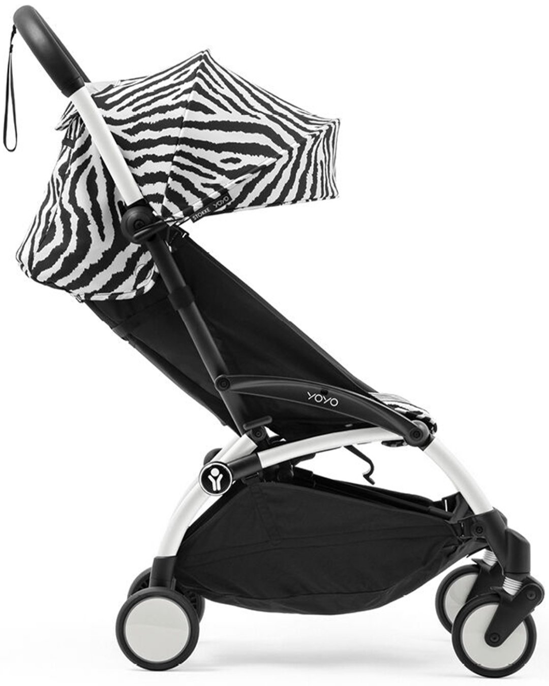Коляска прогулочная Stokke 646414, черно-белый купить,NaN