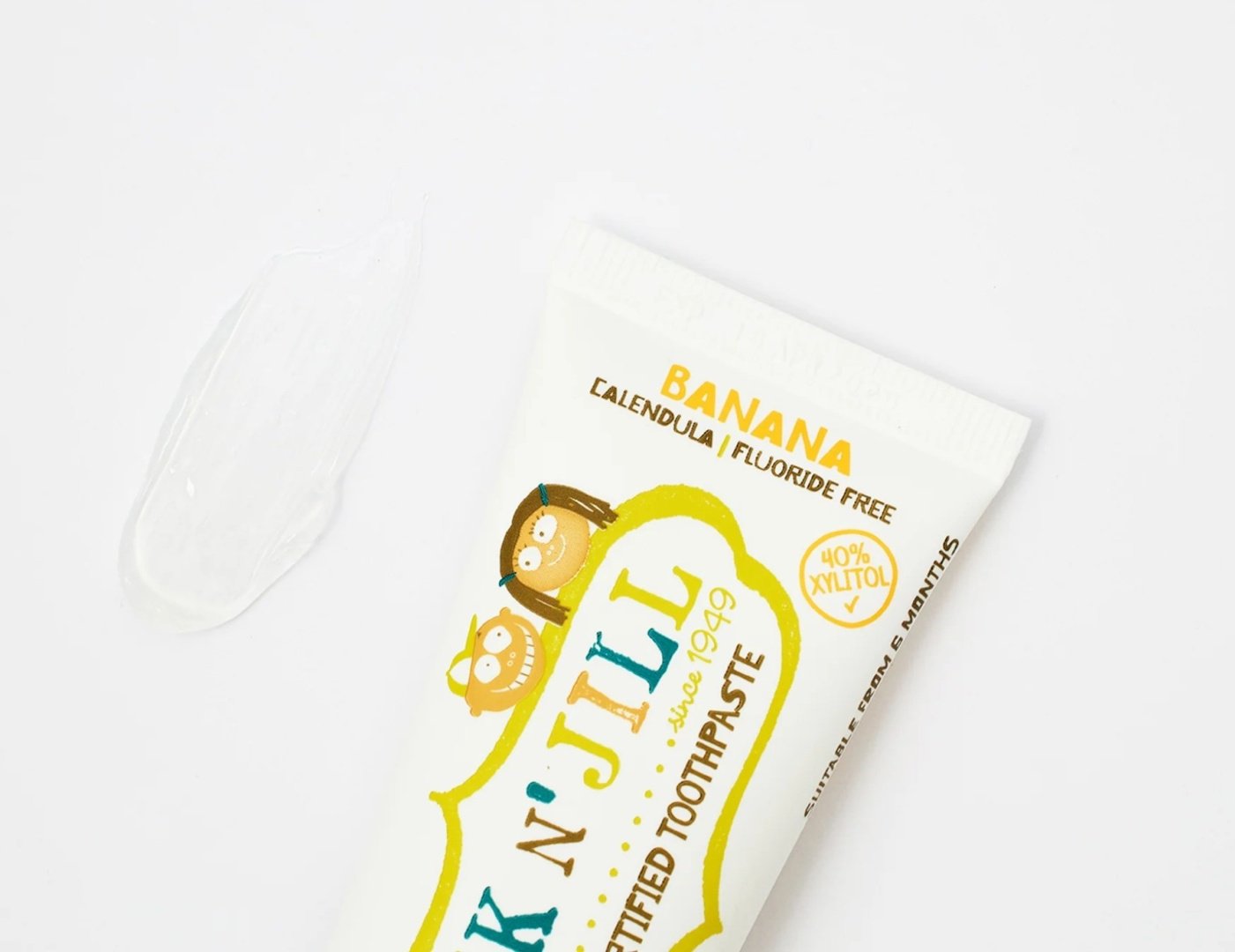 Jack NJill зубная паста детская Natural Banana Calendula 50 г купить,NaN