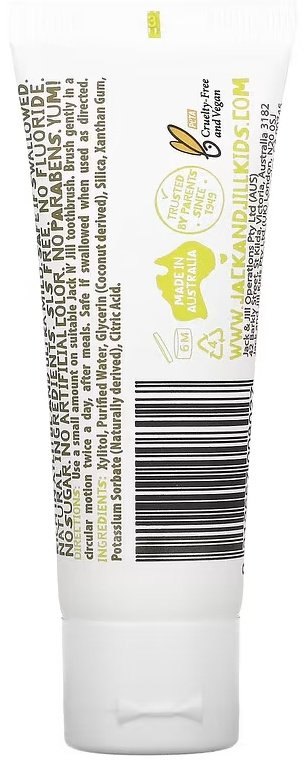 Jack NJill зубная паста Natural Flavor Free 50 мл купить,NaN