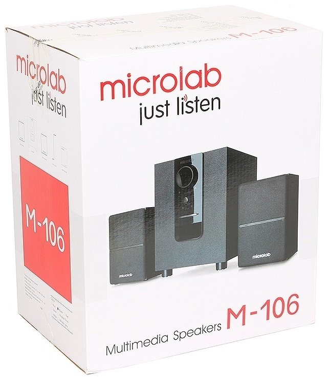 Компьютерные колонки Microlab M 106 черный