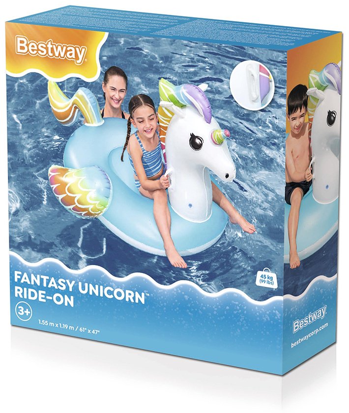 Игрушка-наездник для детей Bestway кол-во мест: 1, мультиколор