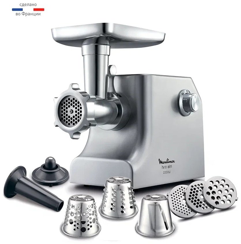 Мясорубка Moulinex HV10 ME858D32 серебристый купить,149990