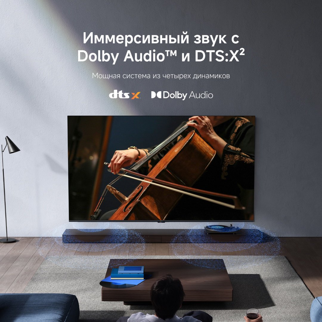 Телевизор Xiaomi TV X Mini LED 43 109 см черный