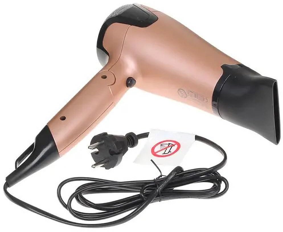 Rowenta CV5460 компактный фен черный, золотой