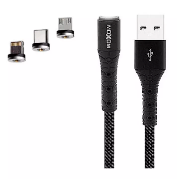 Кабель Moxom 3 in 1 (UC-15) Lighning/MicroUSB/Type-C купить,NaN