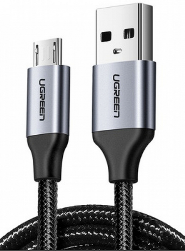 Кабель Ugreen USB TypeC (M), micro-USB 2.0 (M), 2 м, US290 60148 черный