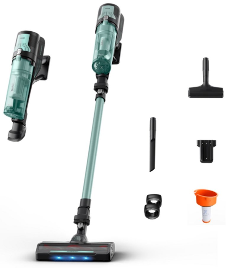 Пылесос Tefal X-FORCE 8.80 TY1831E0 бирюзовый, черный купить,99990