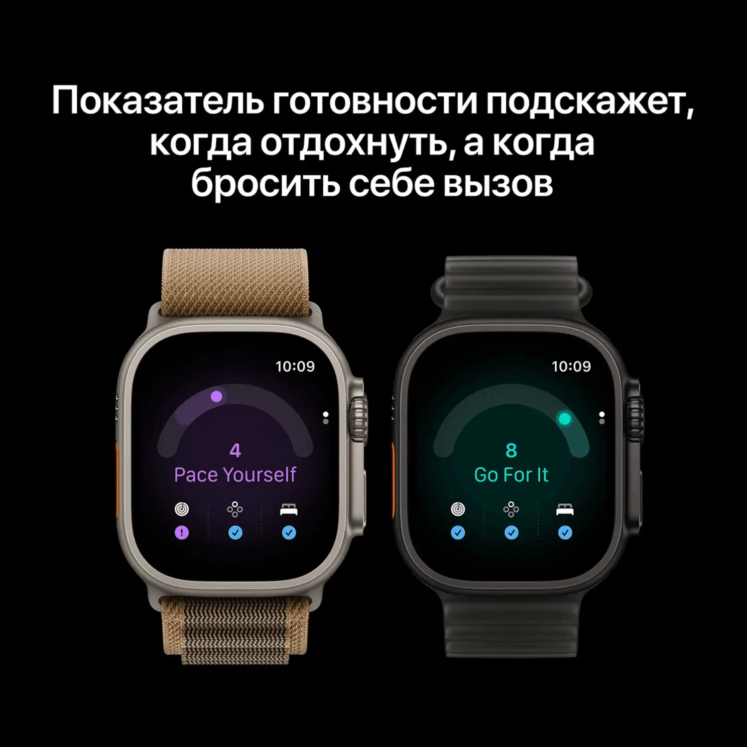 Смарт-часы APPLE Watch Ultra 4 GPS + Cellular 49mm Black Titanium Case with Translucent Black Ocean Band (MJAY4QI/A) купить,550000