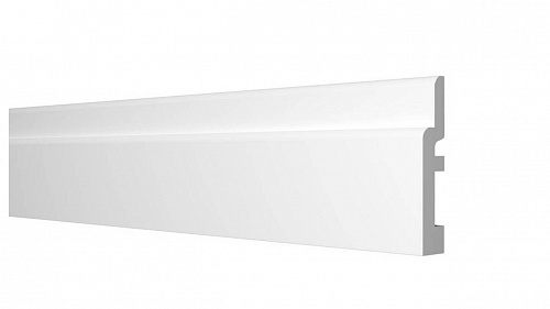 Плинтус напольный Decor-Dizayn DD703 80х12х2000/22 белый