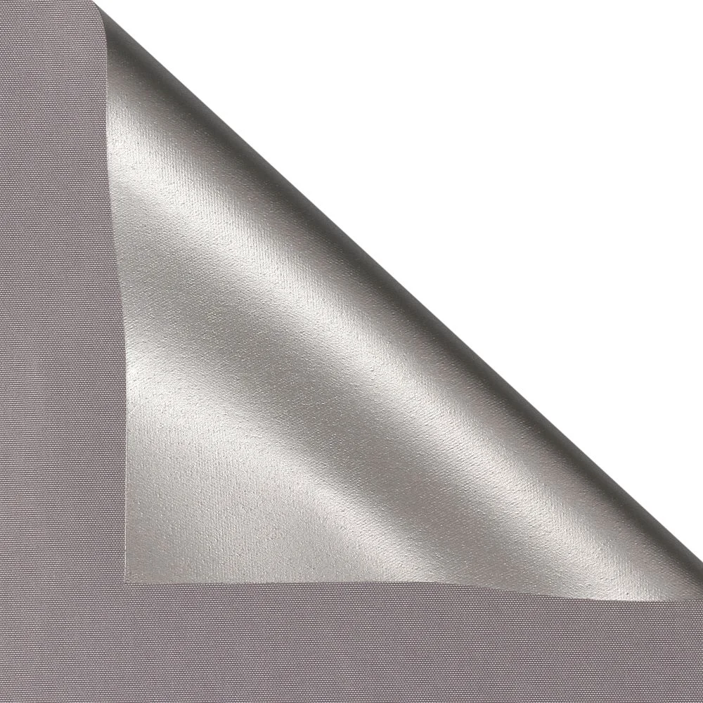 Рулонная штора Franc Gardiner Blackout Silver Мах 110х250см серая