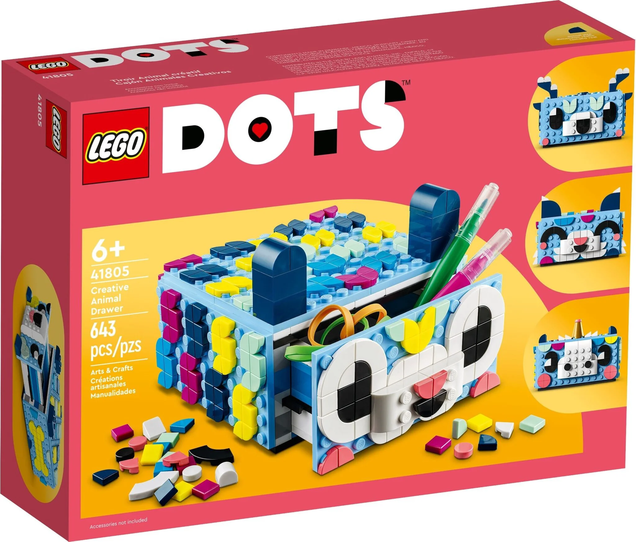 Конструктор LEGO Креативный ящик для животных DOTS 41805