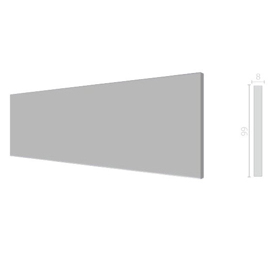 Молдинг Decor-Dizayn DD12 99х8х2000 мм 26 шт купить,NaN