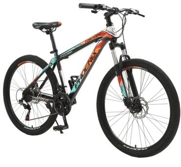 Велосипед Phoenix Tornado 21SP 26 17 черный-оранжевый