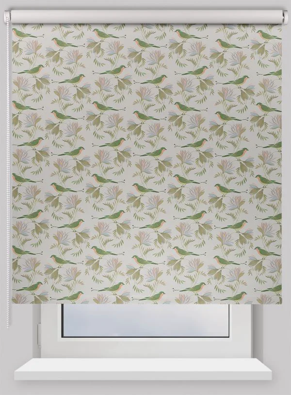 Рулонная штора Franc Gardiner Blackout Print 60х160см райские птицы