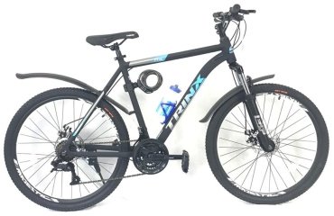 Велосипед TRINX Majestic M116 26 дюйм 2021 17 дюймов черный купить,155000