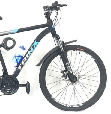 Велосипед TRINX Majestic M116 26 дюйм 2021 17 дюймов черный купить,155000
