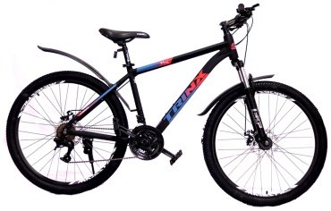 Велосипед TRINX Majestic M116 26 2021 17 черный-красный купить,160000