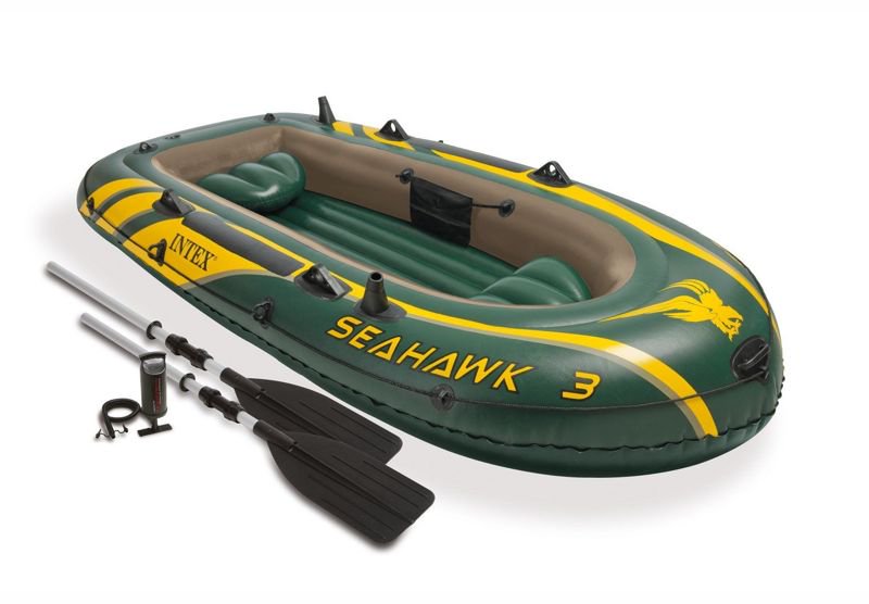 Надувная лодка INTEX Seahawk 3 68380NP купить,NaN