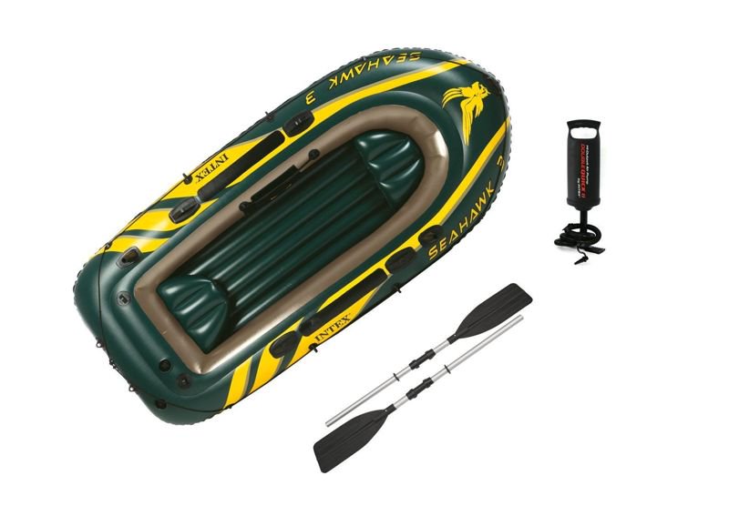 Надувная лодка INTEX Seahawk 3 68380NP купить,NaN