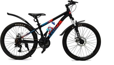 Велосипед TRINX M114 24 2021 12.5 черный-красный