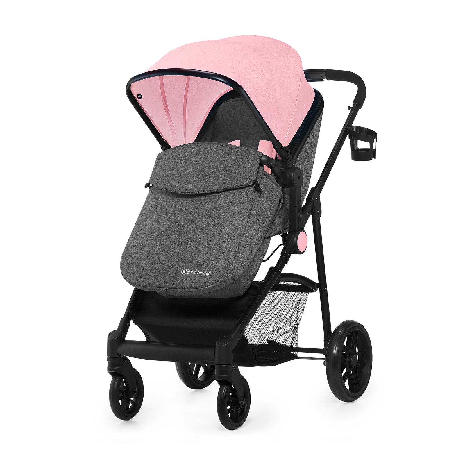 Коляска 3в1 Kinderkraft Juli Pink купить,NaN