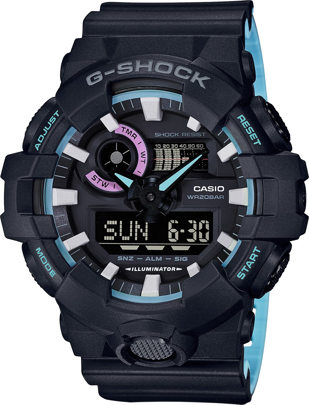 Часы Casio GA-700PC-1ADR купить,NaN