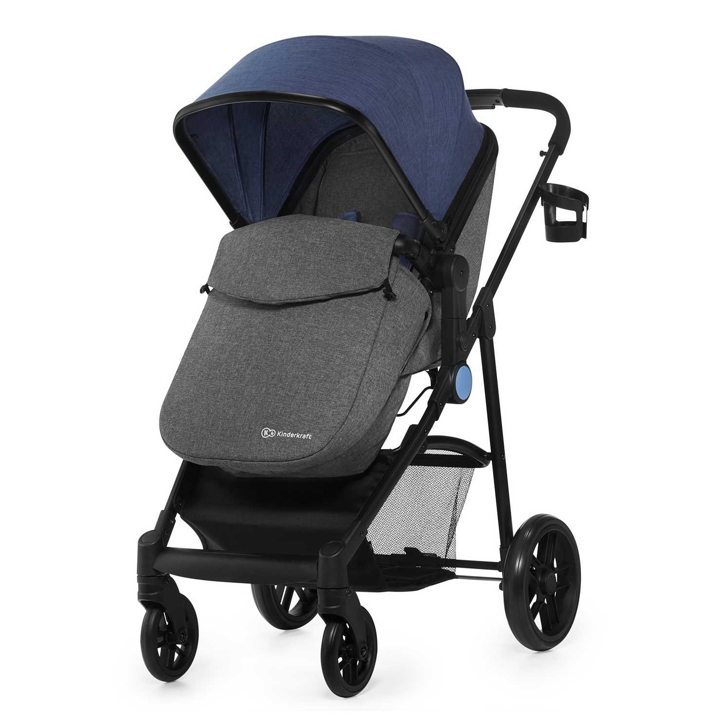 Коляска 3в1 Kinderkraft Juli Denim  купить,NaN