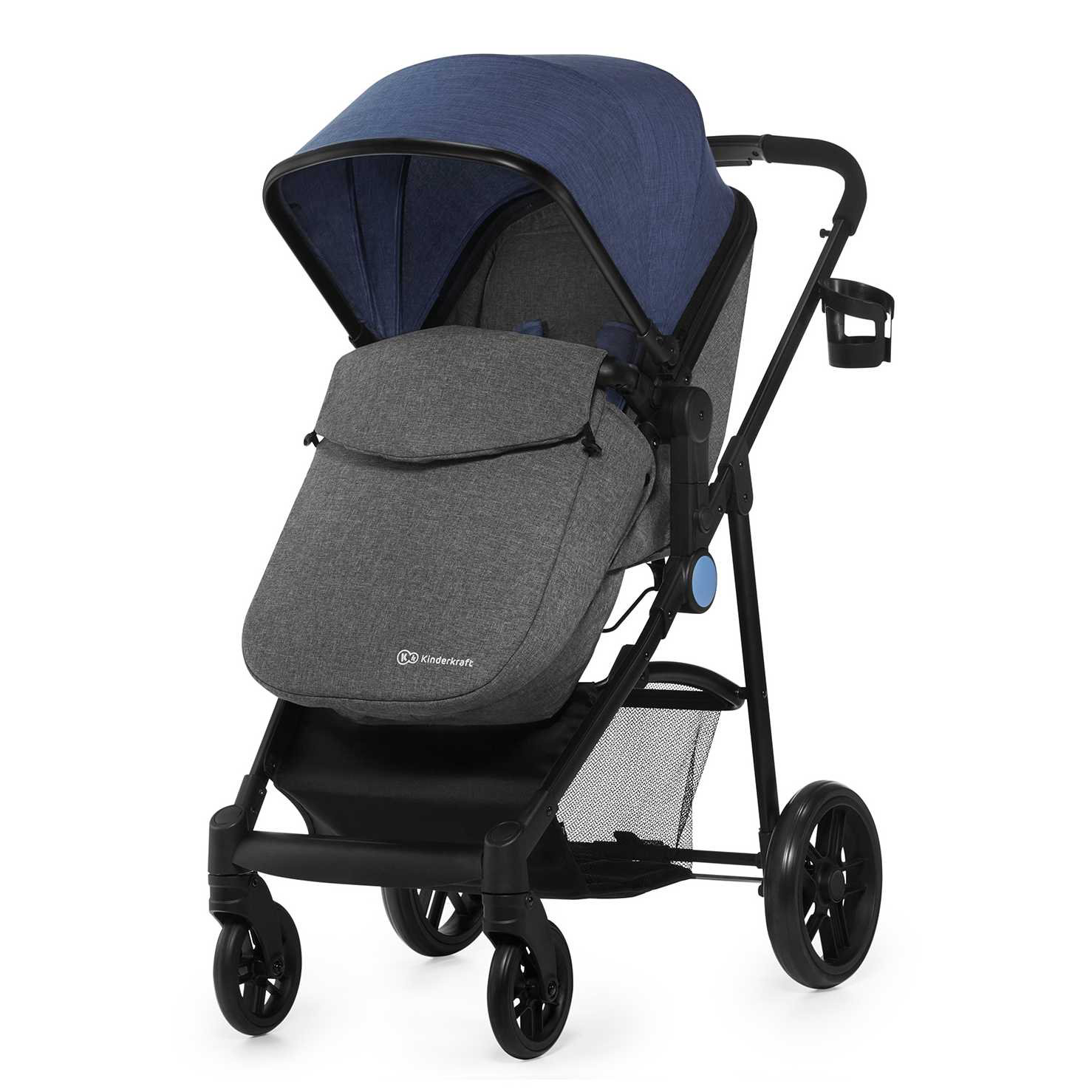 Коляска 3в1 Kinderkraft Juli Denim  купить,NaN