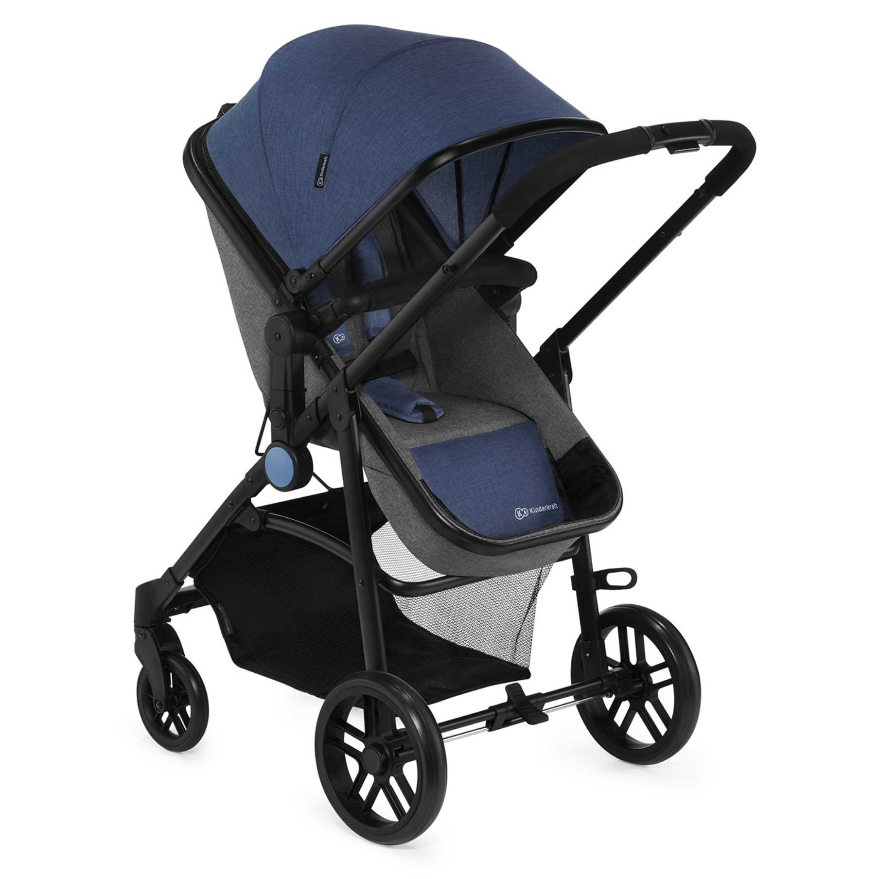 Коляска 3в1 Kinderkraft Juli Denim  купить,NaN