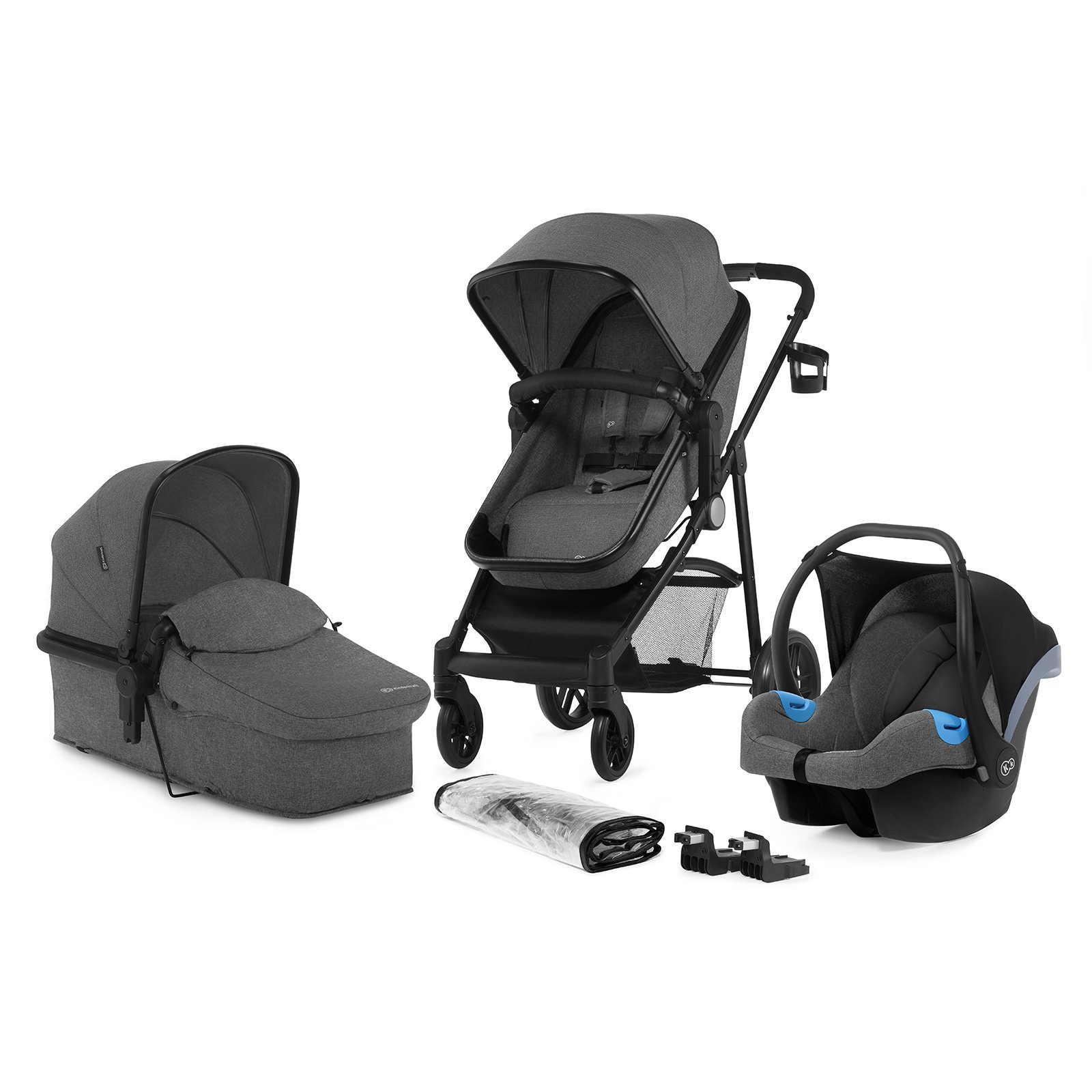 Коляска 3в1 Kinderkraft Juli Grey купить,NaN