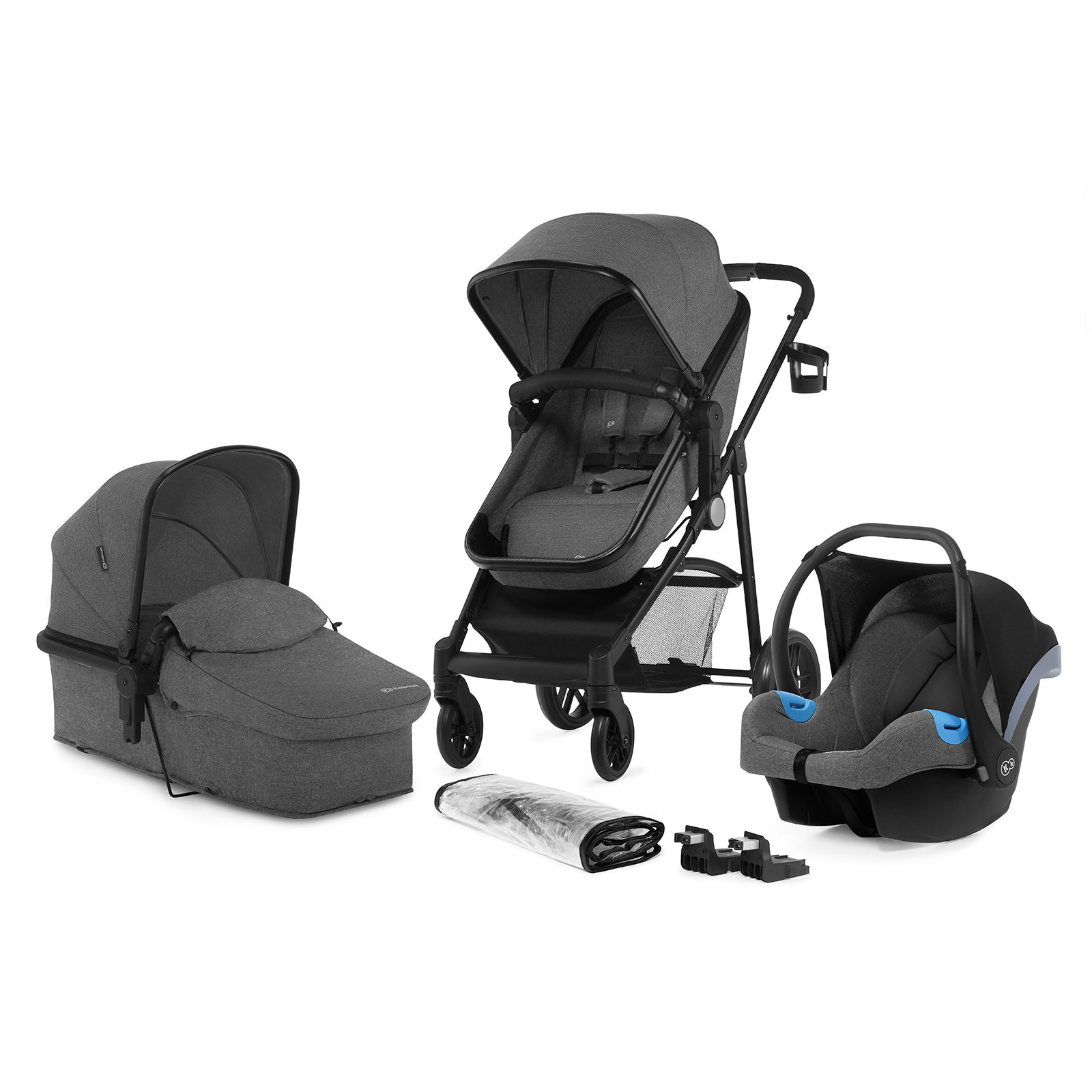 Коляска 3в1 Kinderkraft Juli Grey купить,NaN