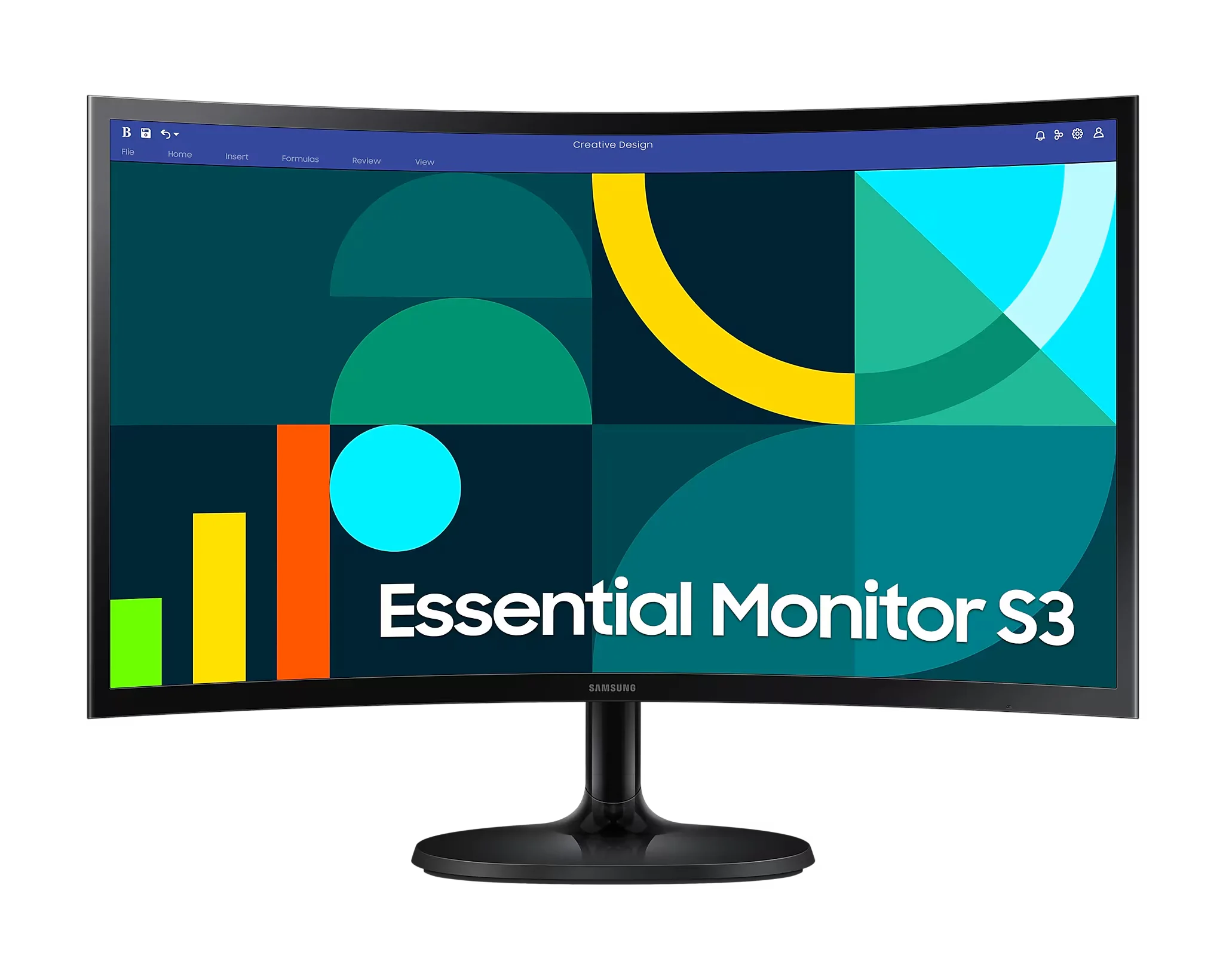 Монитор Samsung Essential S3 LS24D364GAIXCI 24" Black