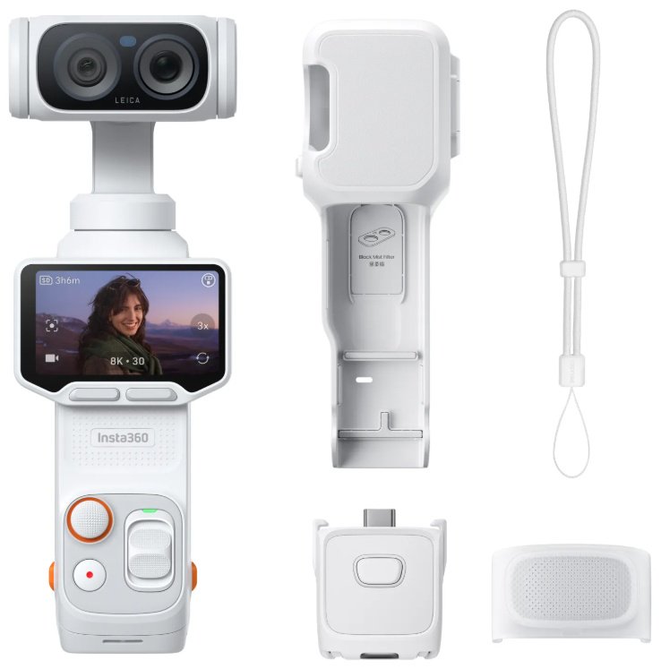 Экшн-камера Insta360 Luna Ultra Standard Bundle белый купить,470362
