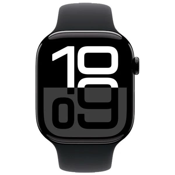 Смарт-часы Apple Watch Series 10 GPS 42mm Jet Black Aluminium Solo Loop Size 3