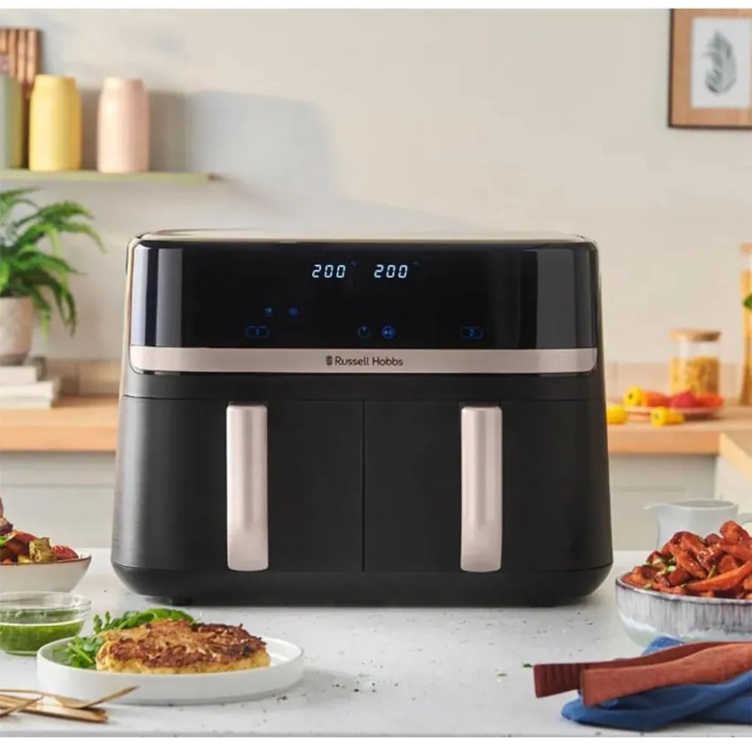 Двойной аэрогриль Russell Hobbs SatisFry 27680-56 9 л черный купить,134991