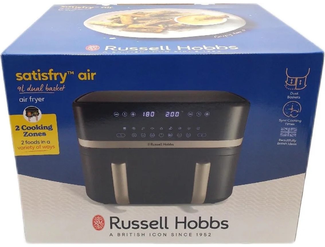 Двойной аэрогриль Russell Hobbs SatisFry 27680-56 9 л черный купить,134991