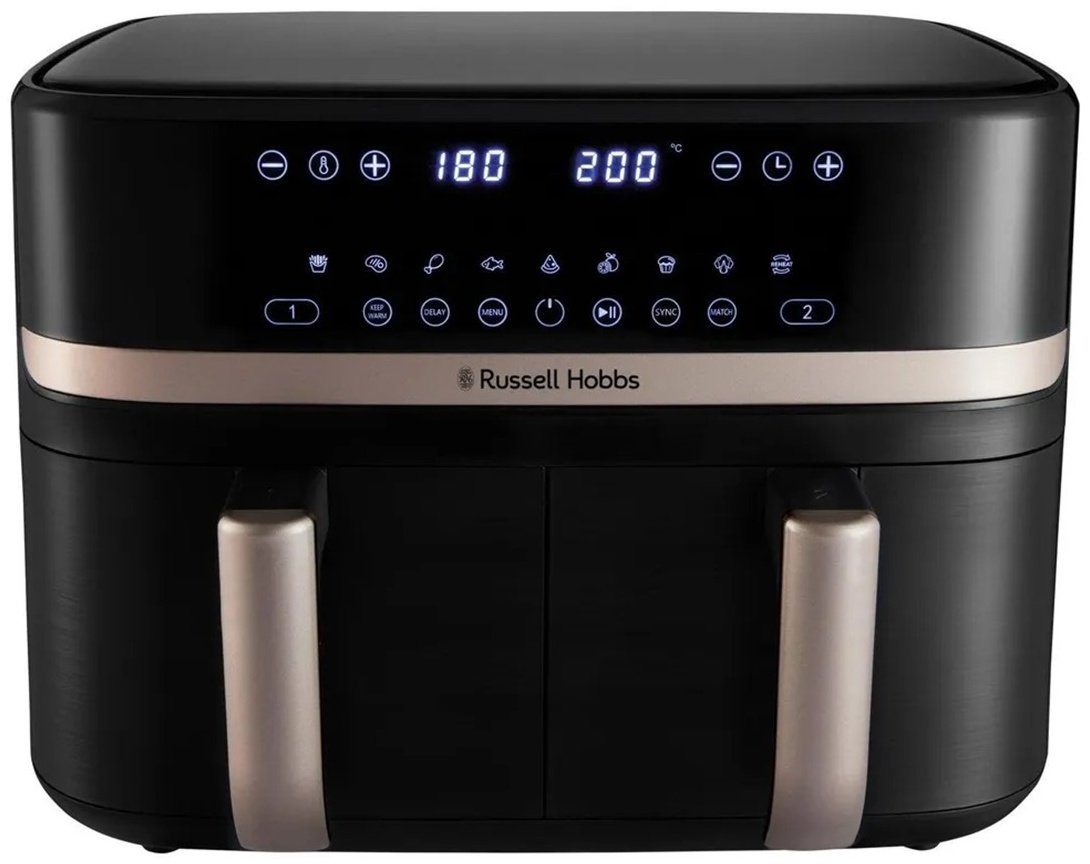 Двойной аэрогриль Russell Hobbs SatisFry 27680-56 9 л черный купить,134991