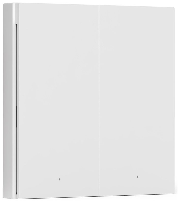 Выключатель клавишный Aqara Wireless Remote Switch H1(Double Rocker), белый купить,NaN
